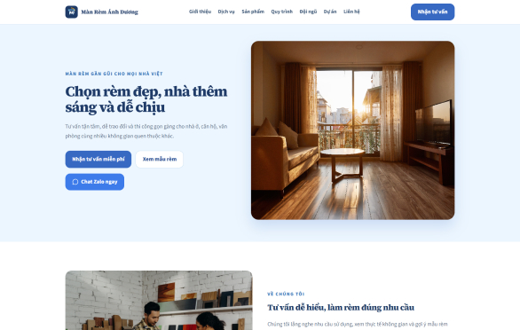 Mẫu website Light L-01