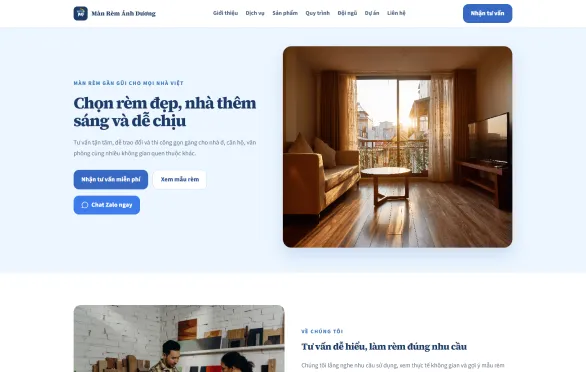 Mẫu website Light L-01