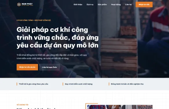 Mẫu website Light L-03