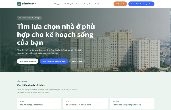 Mẫu website Light L-04