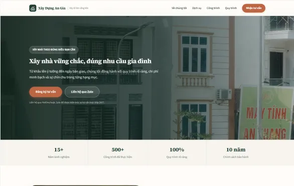 Mẫu website Light L-05