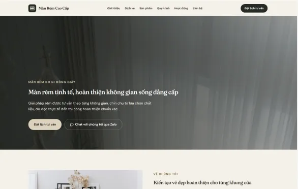 Mẫu website Light L-10