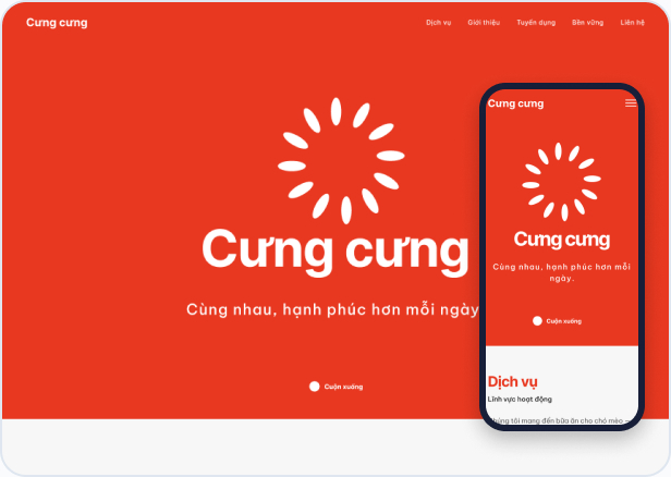 Mẫu website Light L-19 — Cưng cưng